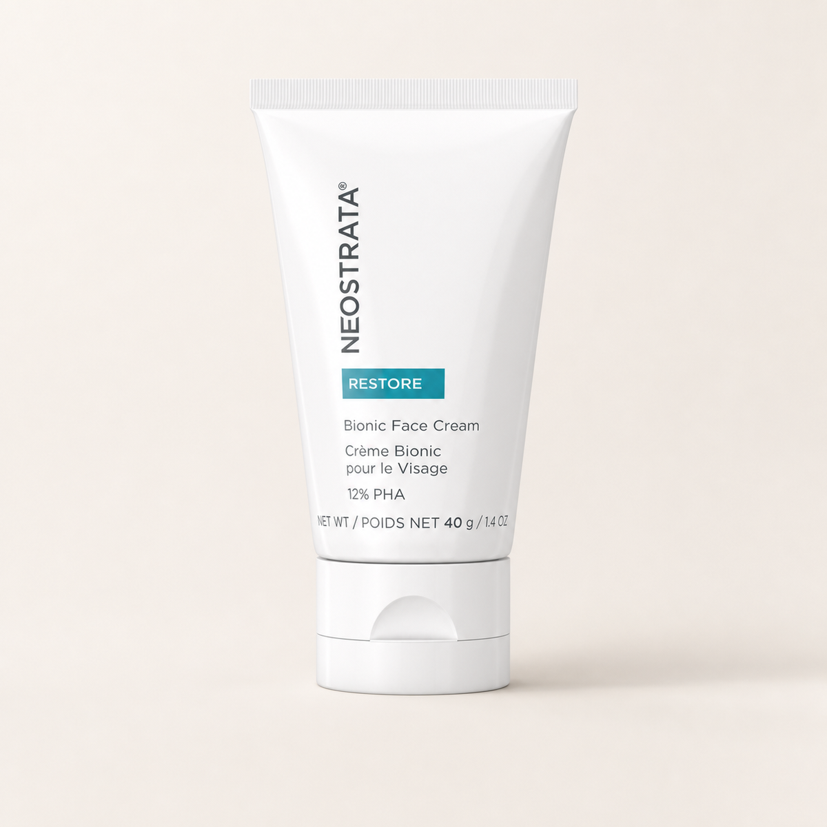 NeoStrata Bionic Face Cream on a warm cream background