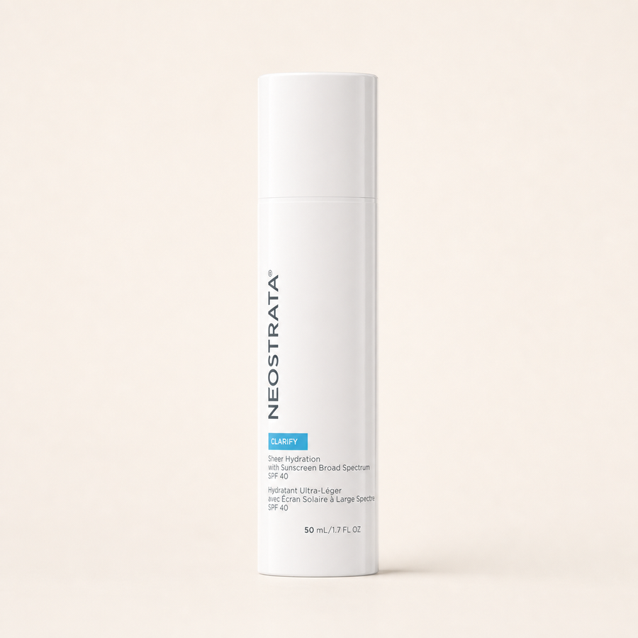 NeoStrata Sheer Hydration SPF40 on a warm cream background